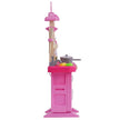 VEVOR Kitchen Playset Kids Pretend Cooking Play Toy 48 Piece Accessories Pink