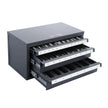 VEVOR End Mill Dispenser Cabinet, Three-Drawer End Mill Organizer Cabinet for 1/8