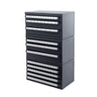 VEVOR Drill Bit Dispenser Cabinet, 3 Pieces Three-Drawer for 1/16