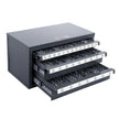 VEVOR Drill Bit Dispenser Cabinet, Three-Drawer Drill Bit Organizer Cabinet for 1/16