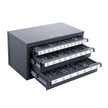 VEVOR Drill Bit Dispenser Cabinet, Three-Drawer Drill Bit Organizer Cabinet for 1/16