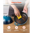 VEVOR 5 Qt Enameled Cast Iron Dutch Oven for Sourdough Bread Baking, Heavy-Duty Bread Baker with Lid, Oven Safe to 500°F, Induction Compatible Cookware