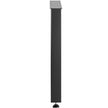 VEVOR Black Metal Table Legs Set of 2 Steel Table Legs 28x23 Inch Dining Table Legs Office Table Legs Computer Desk Legs Steel Bench Legs Country Style Table Legs DIY Furniture Legs