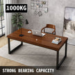 VEVOR 28x27x3.1 Inch Set of 2 Steel Table Legs, 28 Height 27 Wide Dining Table Legs,Heavy Duty 3.1