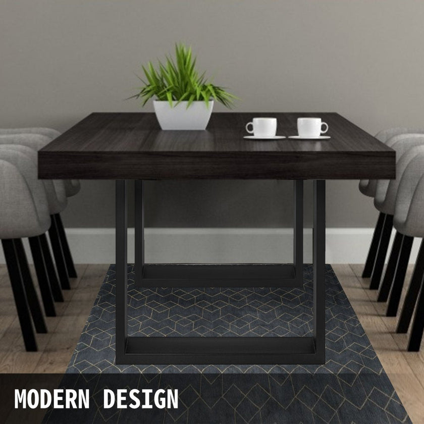 VEVOR 28x27x3.1 Inch Set of 2 Steel Table Legs, 28 Height 27 Wide Dining Table Legs,Heavy Duty 3.1