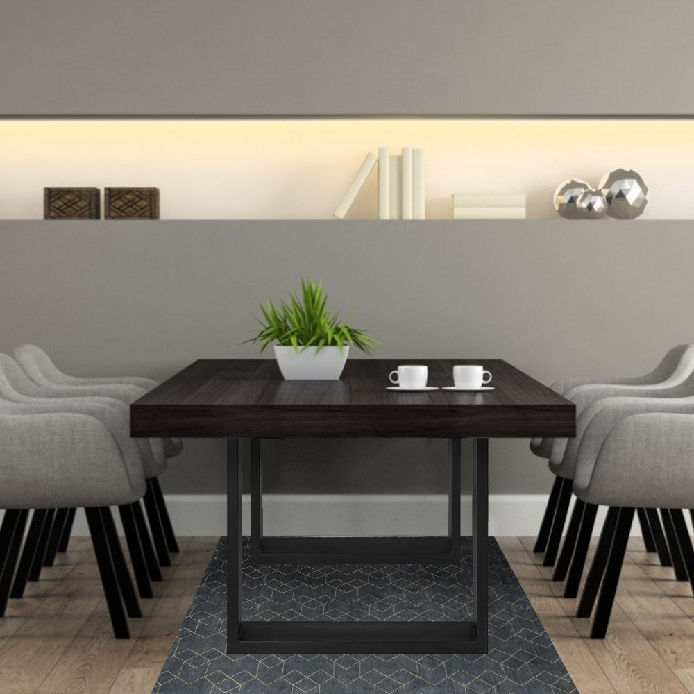 VEVOR 28x27x3.1 Inch Set of 2 Steel Table Legs, 28 Height 27 Wide Dining Table Legs,Heavy Duty 3.1