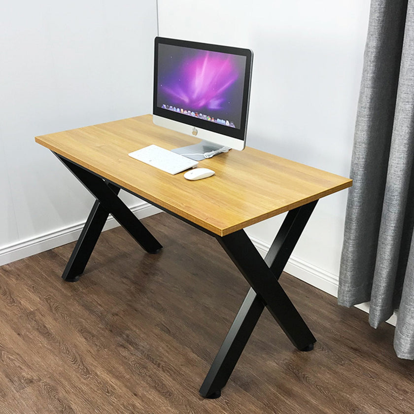 Stainless Metal Table Legs X Shape For Dining Table Desk 2pc Heavy Duty 28