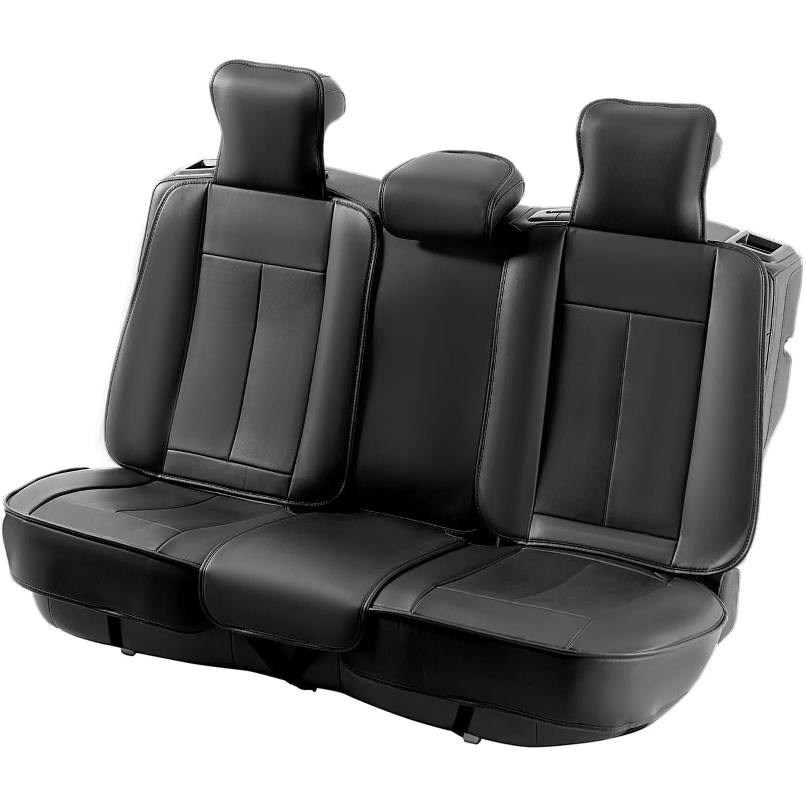 VEVOR Seat Covers, Universal Car Seat Covers Full Set Seats, Front and Rear Seat, 13pcs Faux Leather Seat Cover, Full Enclosed Design, Detachable Headrest and Airbag Compatible, for Most Car SUV Truck