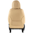 VEVOR Seat Covers, Universal Car Seat Covers Front Seats, 6pcs Faux Leather Seat Cover, Full Enclosed Design, Detachable Headrest and Airbag Compatible, for Most Cars SUVs and Trucks Beige