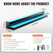 VEVOR LED Lighted Liquor Bottle Display Bar Shelf RF & App Control 60