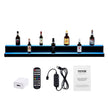 VEVOR LED Lighted Liquor Bottle Display Bar Shelf RF & App Control 60