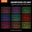VEVOR LED Lighted Liquor Bottle Display Bar Shelf RF & App Control 72