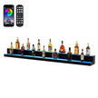 VEVOR LED Lighted Liquor Bottle Display Bar Shelf RF & App Control 72