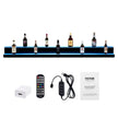 VEVOR LED Lighted Liquor Bottle Display Bar Shelf RF & App Control 72