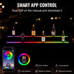 VEVOR LED Lighted Liquor Bottle Display Bar Shelf RF & App Control 48
