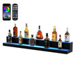 VEVOR LED Lighted Liquor Bottle Display Bar Shelf RF & App Control 48