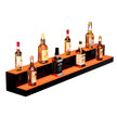 VEVOR LED Lighted Liquor Bottle Display Bar Shelf RF & App Control 48