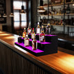 VEVOR LED Lighted Liquor Bottle Display Bar Shelf RF & App Control 48