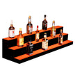VEVOR LED Lighted Liquor Bottle Display Bar Shelf RF & App Control 48