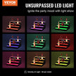 VEVOR LED Lighted Liquor Bottle Display Bar Shelf RF & App Control 16