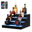 VEVOR LED Lighted Liquor Bottle Display Bar Shelf RF & App Control 16