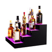VEVOR LED Lighted Liquor Bottle Display Bar Shelf RF & App Control 16