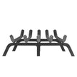 VEVOR Fireplace Log Grate, 24 inch Heavy Duty Fireplace Grate with 6 Support Legs, 3/4’’ Solid Powder-coated Steel Bars, Log Firewood Burning Rack Holder for Indoor and Outdoor Fireplace