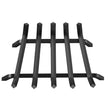 VEVOR Fireplace Log Grate, 24 inch Heavy Duty Fireplace Grate with 6 Support Legs, 3/4’’ Solid Powder-coated Steel Bars, Log Firewood Burning Rack Holder for Indoor and Outdoor Fireplace