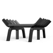 VEVOR Fireplace Log Grate, 24 inch Heavy Duty Fireplace Grate with 6 Support Legs, 3/4’’ Solid Powder-coated Steel Bars, Log Firewood Burning Rack Holder for Indoor and Outdoor Fireplace