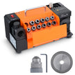 VEVOR Drill Bits Sharpener, MR-13A Bits Grinder Sharpener 3-13mm, 95° to 135° Point Angle Adjustable Drill Bit Re-Sharpener, Portable Bits Sharpening Machine with 11 Collets, CBN Wheel for HSS