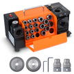 VEVOR Drill Bits Sharpener, 3-20mm Bits Grinder Sharpener, Lip Relief Angle & 95°-135° Point Angle Adjustable Drill Bit Re-Sharpener, Portable Sharpening Machine with 18 Collets, CBN & SDC Wheel