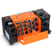 VEVOR Drill Bits Sharpener, 3-20mm Bits Grinder Sharpener, Lip Relief Angle & 95°-135° Point Angle Adjustable Drill Bit Re-Sharpener, Portable Sharpening Machine with 18 Collets, CBN & SDC Wheel