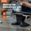 VEVOR Cast Steel Anvil, 8.8Lbs Single Horn Anvil, High Hardness Rugged Round Horn Anvil Blacksmith, Compact Design and Stable Base, Forge Tools and Equipment, Metalsmith Tool for Bending and Shaping
