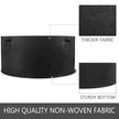 VEVOR Plant Grow Bag Fabric 5-Pack 400 Gallon Plant Grow Bag Aeration Fabric Pots with Handles Black Grow Bag Plant Container for Garden Planting Washable and Reusable