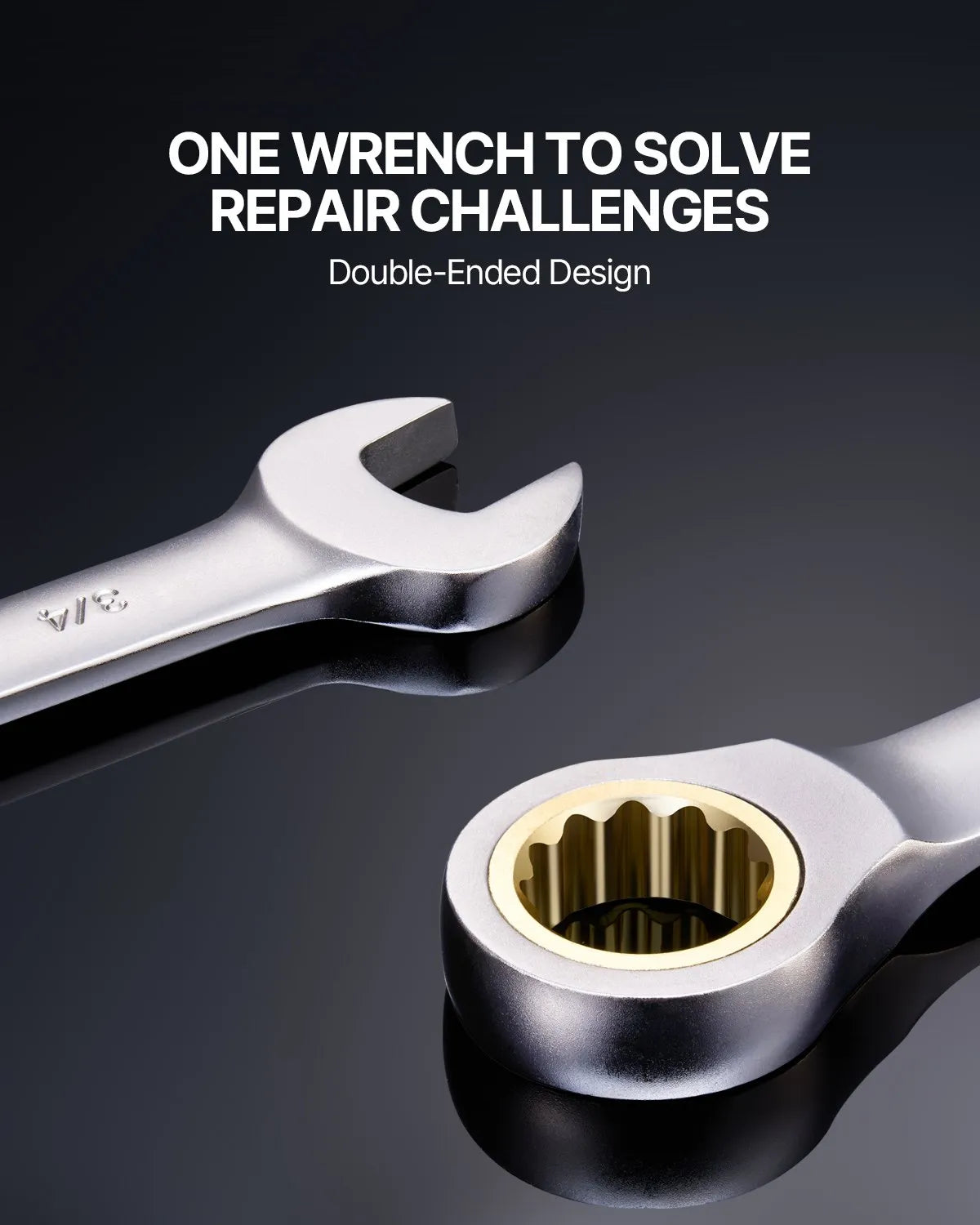 VEVOR Combination Wrench Set 24 PCS SAE 1/4