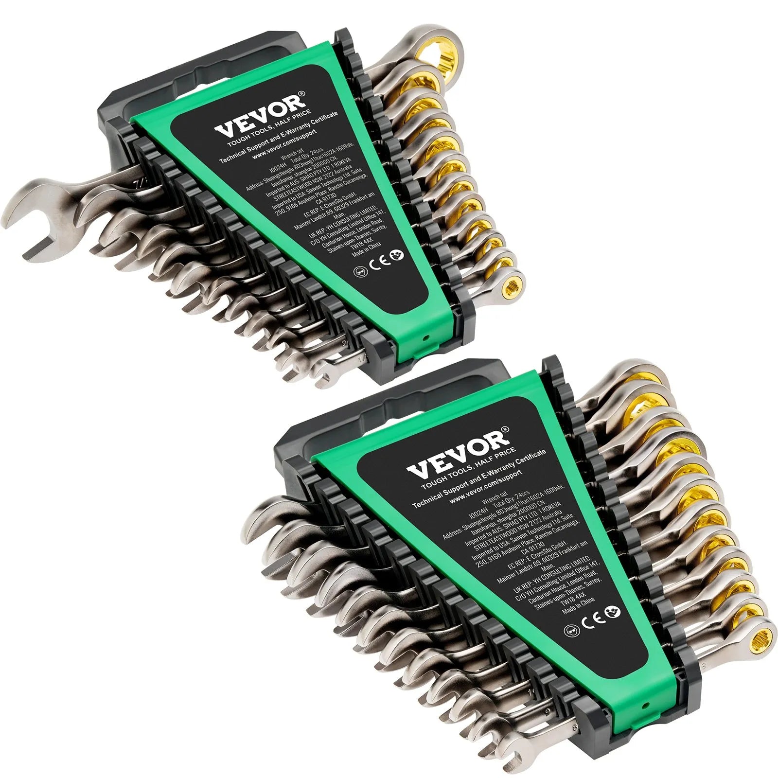 VEVOR Combination Wrench Set 24 PCS SAE 1/4