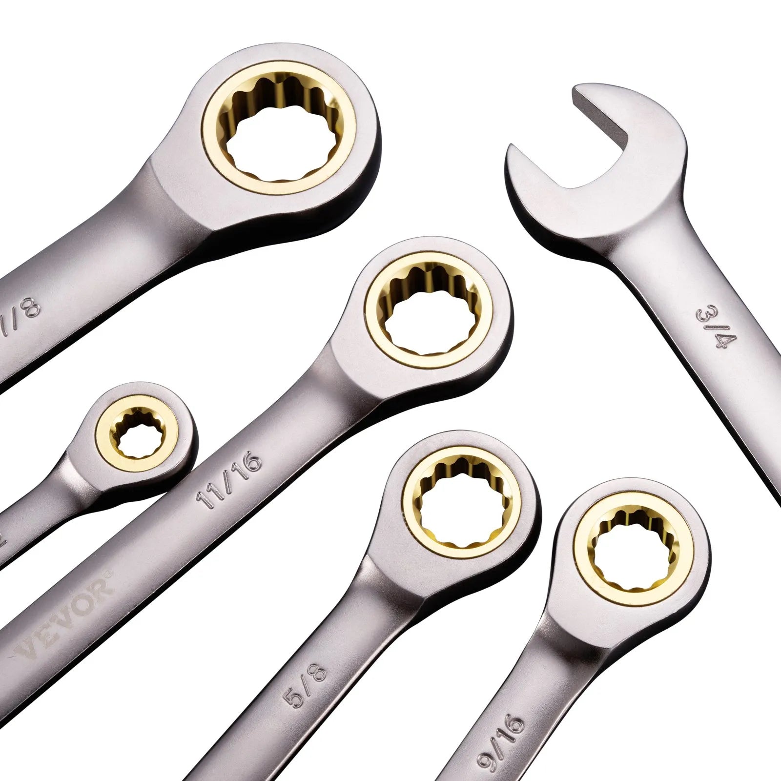 VEVOR Combination Wrench Set 24 PCS SAE 1/4