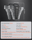 VEVOR Combination Wrench Set 30 PCS SAE 1/4