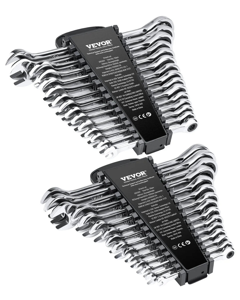 VEVOR Combination Wrench Set 30 PCS SAE 1/4