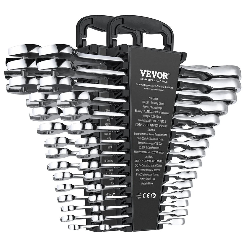 VEVOR Combination Wrench Set 30 PCS SAE 1/4