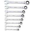 VEVOR Combination Wrench Set 8-Piece Metric 8 mm to 19 mm with Organizer Rack