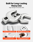 Crowfoot Wrench Set – 22-Piece Metric & SAE Crows Foot Wrench Set, 3/8