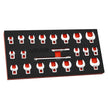 Crowfoot Wrench Set – 22-Piece Metric & SAE Crows Foot Wrench Set, 3/8
