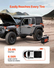 VEVOR Dual-Cylinder Heavy Duty Air Compressor, 10.6CFM Auto-Stop Portable Tire Inflator, 12V 150PSI Offroad Air Pump with LCD Digital Display & Adapters for Truck Car SUV 4 x 4 Vehicle RV