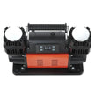 VEVOR Dual-Cylinder Heavy Duty Air Compressor, 10.6CFM Auto-Stop Portable Tire Inflator, 12V 150PSI Offroad Air Pump with LCD Digital Display & Adapters for Truck Car SUV 4 x 4 Vehicle RV