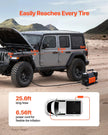 VEVOR Dual-Cylinder Heavy Duty Air Compressor, 10.6CFM Portable Tire Inflator, 12V 150PSI Offroad Air Pump with Digital Pressure Gauge & Adapters for Truck Car SUV 4 x 4 Vehicle RV