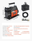 VEVOR 12V Heavy Duty Air Compressor, Auto-Stop Portable Tire Inflator with LCD Digital Display, 7.14 CFM 150PSI Offroad Air Pump with Adapters for Trucks Car SUV 4 x 4 Vehicle RV