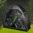 VEVOR Bike Cover Storage Tent, 420D Oxford Portable for 2 Bikes, Outdoor Waterproof Anti-Dust Bicycle Storage Shed, Heavy Duty for Bikes, Lawn Mower, and Garden Tools, w/ Carry Bag and Pegs, Black
