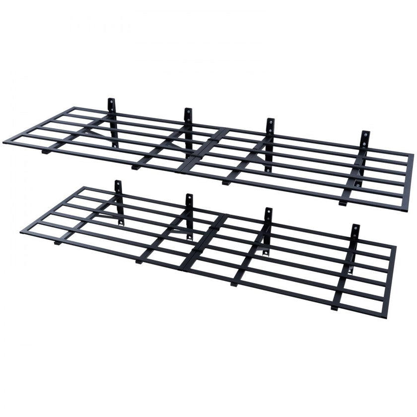 VEVOR Garage Storage Shelving, 2 Pack, 6 x 2 ft Heavy Duty Garage Shelves Wall Mounted, 1600 lbs Load Capacity(Total) Garage Storage Rack Floating Shelves, Suitable for Shop, Shed, Garage Storage