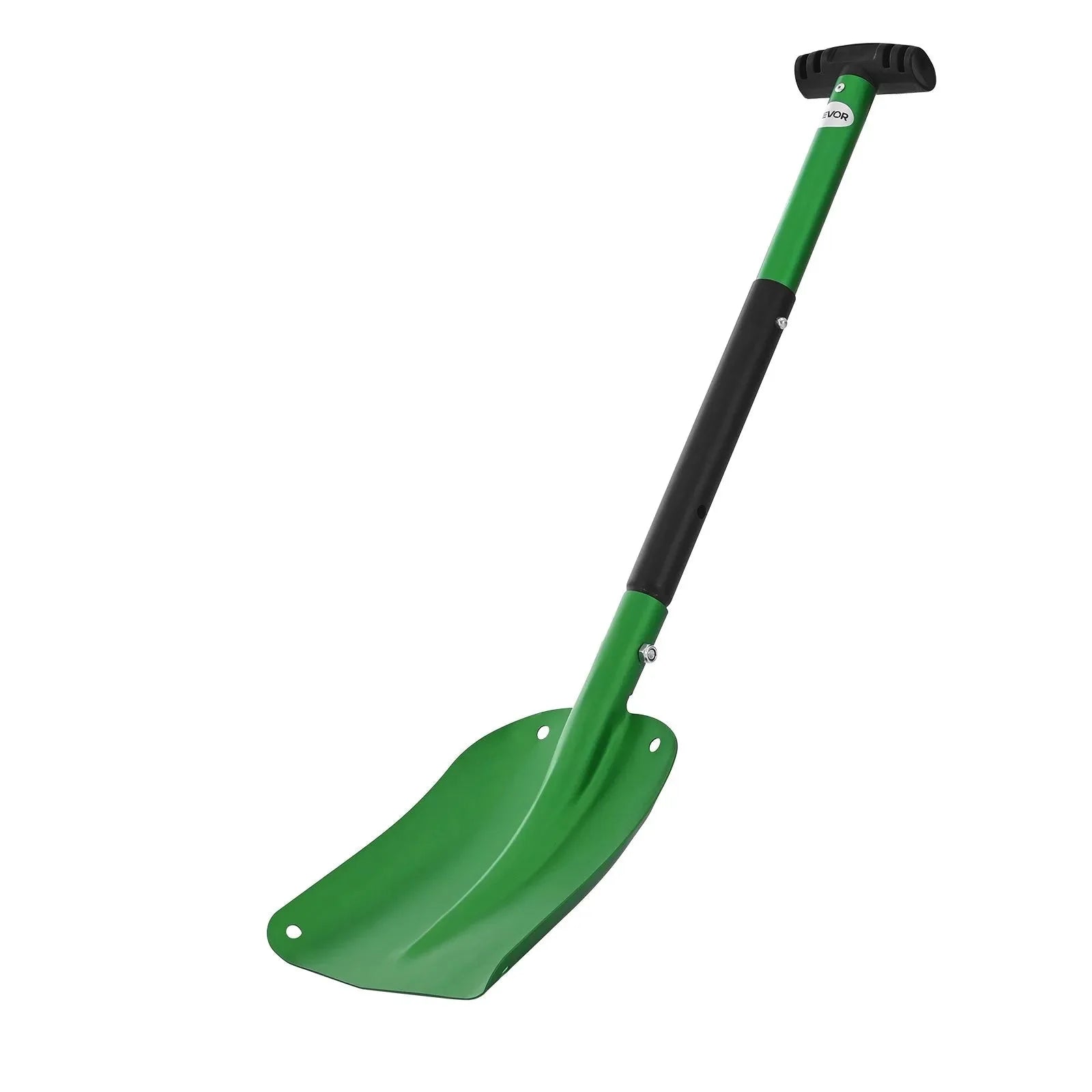 VEVOR Snow Shovel for Driveway, 8.5 in Wide Aluminum Alloy Snow Shovel with T-shaped Handles, Large Capacity Snowplow Shovels, Portable & Lightweight Snows Removal Tool for Garden Car Camping